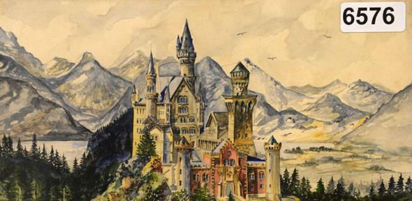 希特勒繪畫作品以44萬(wàn)美元價(jià)格拍出 希特勒繪畫作品以44萬(wàn)美元價(jià)格拍出